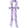 Lost Pattern Nyc "la Collectionneuse" Silk Ribbon Scarf In Purple