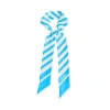 Lost Pattern Nyc "la Mariniere" Silk Skinny Scarf In Multi