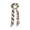 Lost Pattern Nyc Lost Pattern X Leatherology Silk Twill Skinny Scarf In Multi