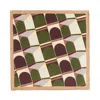 Lost Pattern Nyc Men's Modular Silk Pocket Square - Green In Green