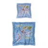 Lost Pattern Nyc Men's New York In Sketches Silk Pocket Square & Silk Scarf Set - Blue In Blue