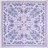 Lost Pattern Nyc "paisley" Silk Bandana Scarf In Multi