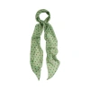 Lost Pattern Nyc "petal Veil" Silk Chiffon Neck Scarf In Multi