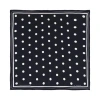 Lost Pattern Nyc "retro Polka" Silk Bandana Scarf In Multi