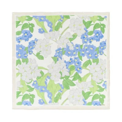Lost Pattern Nyc "rosebay" Silk Bandana Scarf