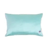 Lost Pattern Nyc Silk Pillowcase In Blue