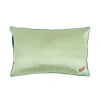 Lost Pattern Nyc Silk Pillowcase In Green