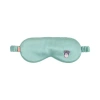 Lost Pattern Nyc Silk Sleep Eye Mask In Blue