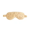 Lost Pattern Nyc Silk Sleep Eye Mask In Gold