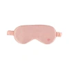 Lost Pattern Nyc Silk Sleep Eye Mask In Pink