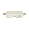 Lost Pattern Nyc Silk Sleep Eye Mask In White