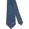 Lost Pattern Nyc Silk Tie In Blue