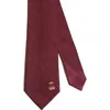 Lost Pattern Nyc Silk Tie In Red