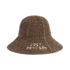 Lost Pattern Nyc "wanderlight" Packable Straw Hat In Brown