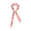 Lost Pattern Nyc Women's Amora Silk Skinny Scarf - Pink