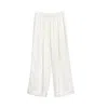 Lost Pattern Nyc Women's Beach Blossom Wide-leg Pants - White In White