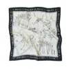 Lost Pattern Nyc Women's Black / White New York In Sketches Silk Scarf - Black & White In Multi
