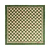 Lost Pattern Nyc Women's Checkerboard Silk Bandana Scarf - Green