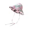 Lost Pattern Nyc Women's Day Dream Reversible Sun Hat - Pink In Multi