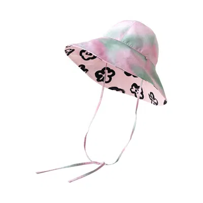 Lost Pattern Nyc Women's Day Dream Reversible Sun Hat - Pink