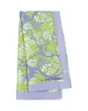 Lost Pattern Nyc Women's Green / Pink / Purple Coco Dream Beach Sarong Wrap  - Purple & Green