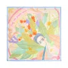 Lost Pattern Nyc Women's Green / Pink / Purple I Am My Own Muse By Frida Large Silk Scarf