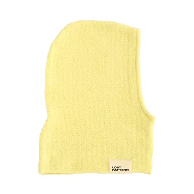 Lost Pattern Nyc Women's L'embrace Balaclava - Yellow
