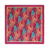 Lost Pattern Nyc Women's Madagascar Silk Bandana - Red In Red