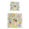 Lost Pattern Nyc Women's Neutrals / Green Frida X Lost Pattern Los Amores De Frida Silk Pocket Square & Large Silk Sc In Green