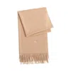 Lost Pattern Nyc Women's Neutrals "the Big Shawl" Oversized Cashmere Wrap - Light Tan In Brown