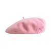 Lost Pattern Nyc Women's Pink / Purple Bon Chic Wool Beret- Pink In Pink/purple