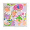 Lost Pattern Nyc Women's Pink / Purple Frida X Lost Pattern "frida's Garden" Silk Bandana Scarf - Pink In Pink/purple