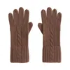 Lost Pattern Nyc Women's "warmth Whisper" Cashmere Gloves - Chocolate Brown In Brown