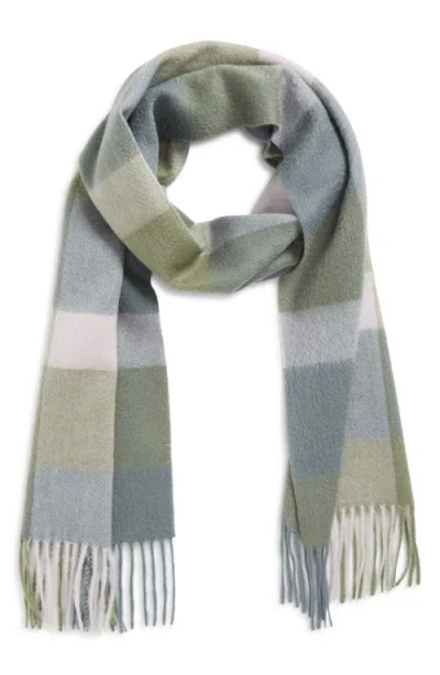 Lost Pattern Plaid Cashmere Scarf In Multi