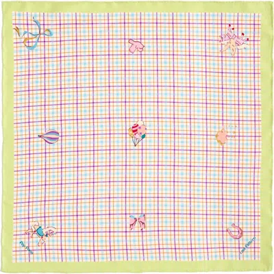 Lost Pattern "pop Pony" Silk Bandana