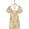 Lost + Wander Anafi Palm Minidress In Ivory
