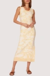 Lost + Wander Aurora Bliss Sleeveless Sweater Maxi Dress In Butter-yellow