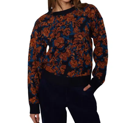 Lost + Wander Autumnal Sonata Pullover In Brown In Multi