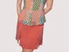 Lost + Wander Blissful Mesa Short Sleeve Shirt In Orange Multi In Orange