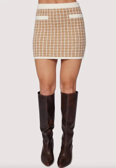 Lost + Wander Camille Skirt In Tan In Multi