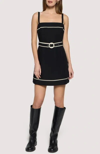 Lost + Wander Cara Dream Sheath Minidress In Black