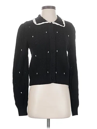 Pre-owned Lost + Wander Cardigan Sweater In Black