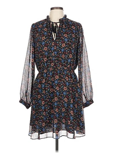 Pre-owned Lost + Wander Casual Dress In Blue