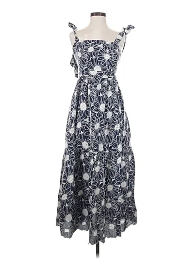 Pre-owned Lost + Wander Casual Dress In Blue