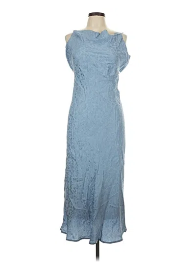Pre-owned Lost + Wander Casual Dress In Blue