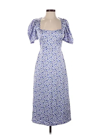 Lost + Wander Casual Dress In Blue