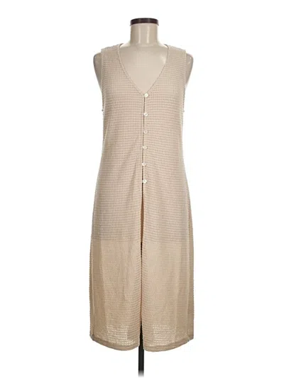 Pre-owned Lost + Wander Casual Dress In Brown