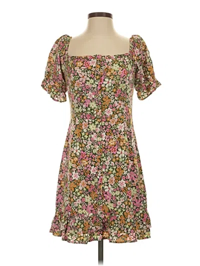 Pre-owned Lost + Wander Casual Dress In Brown