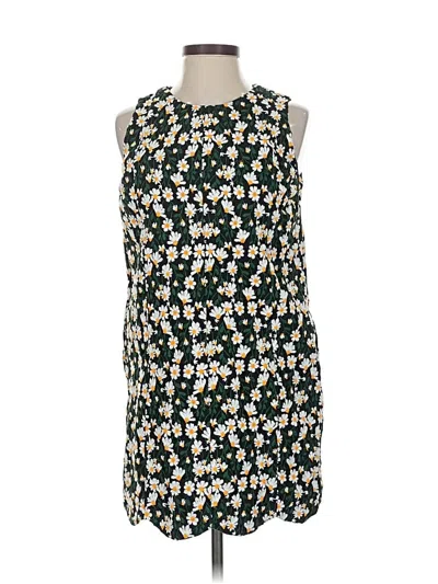Pre-owned Lost + Wander Casual Dress In Green