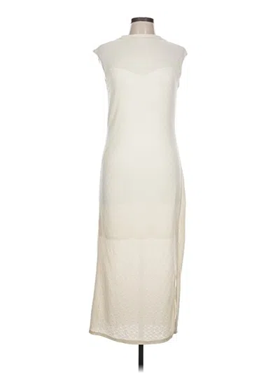 Pre-owned Lost + Wander Casual Dress In Ivory